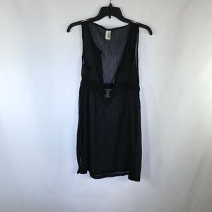 BLACK SIZE M SWIM COVER UP